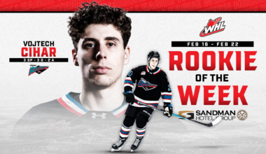 Los Angeles Kings prospect Cihar named Sandman WHL Rookie of the Week
