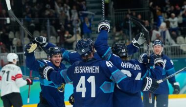 Miro Heiskanen scores late game-tying goal as Finland escapes Switzerland at Olympics