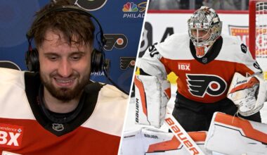 Vladar reflects on huge night in goal, Flyers' crucial win over Capitals
