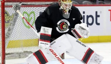 Ottawa Senators' non-Olympians hit the ice to prepare for playoff push