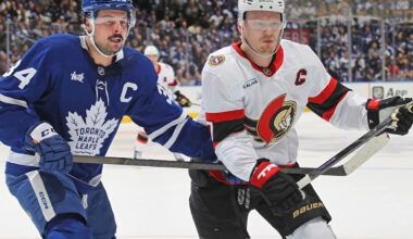 Ottawa Senators' U.S. Olympians to face off against captain Auston Matthews and the Toronto Maple Leafs