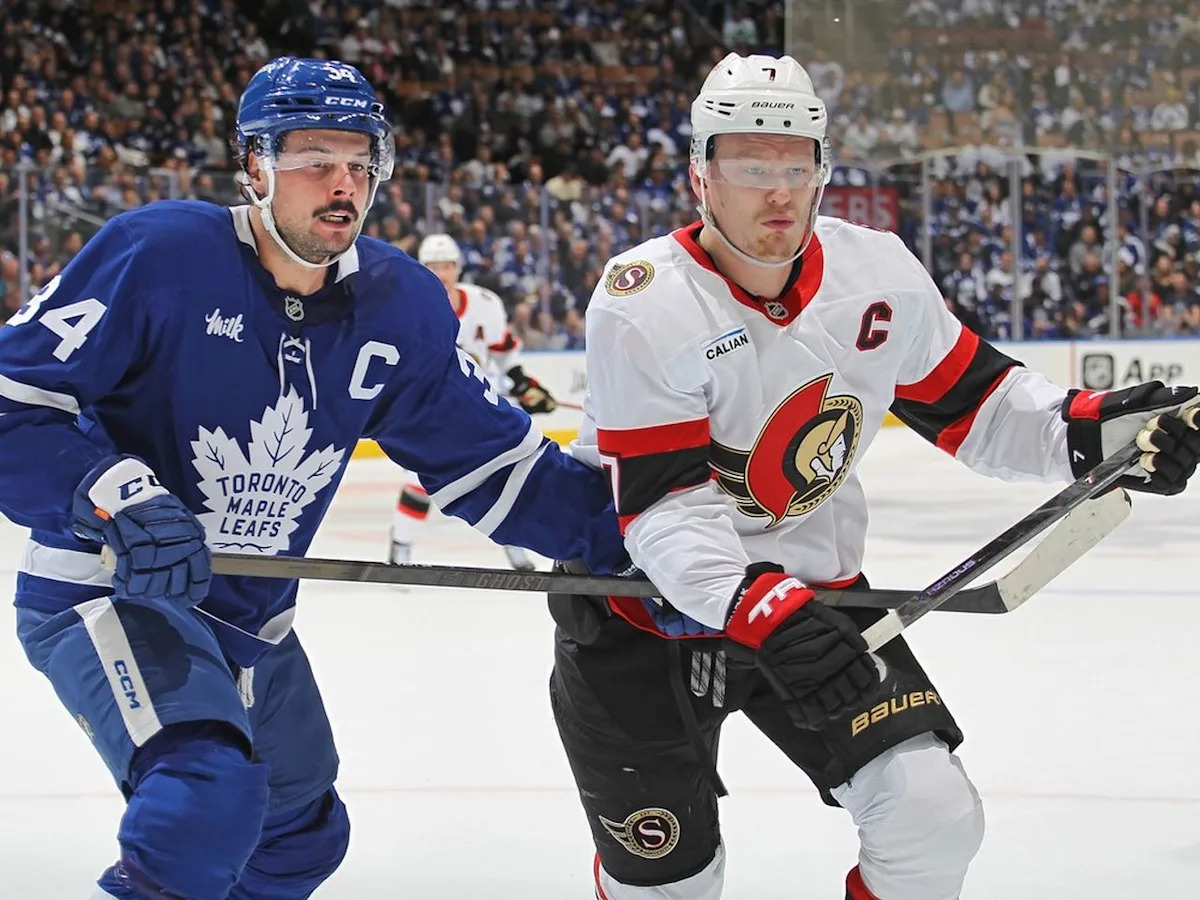 Ottawa Senators' U.S. Olympians to face off against captain Auston Matthews and the Toronto Maple Leafs