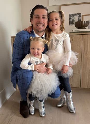 Dylan Strome with his daughtersCredit: Tayler Strome/Instagram