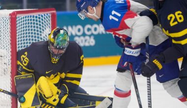 Jacob Markstrom starts for Sweden vs. Latvia in qualification game at Olympics