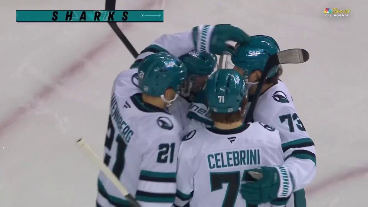 Will Smith’s one-timer power-play goal gives Sharks early lead – NBC Sports Bay Area & California