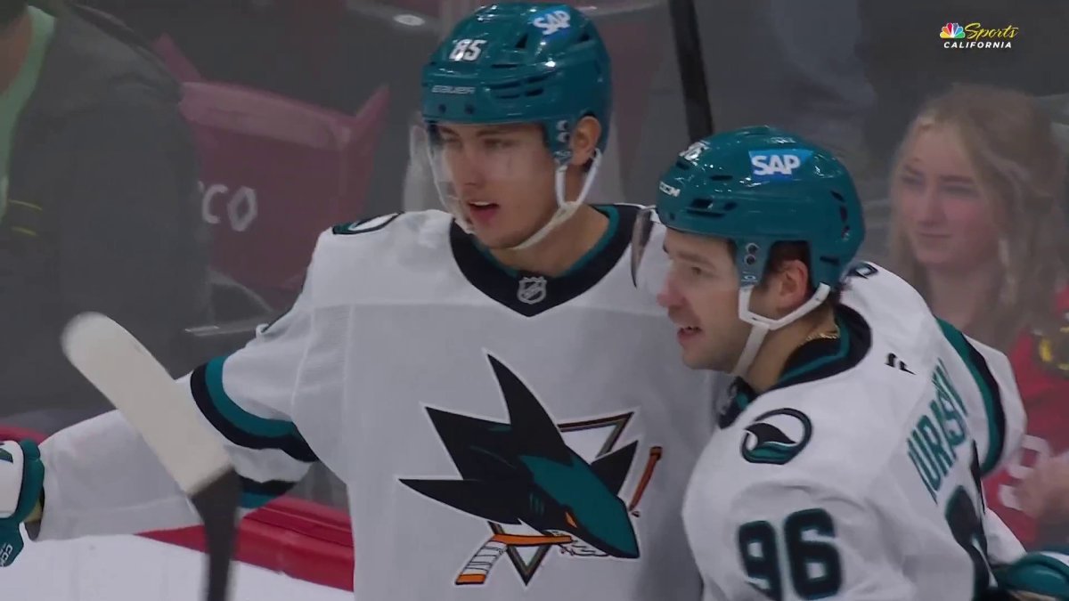 Shakir Mukhamadullin goal inches Sharks closer to Blackhawks – NBC Sports Bay Area & California