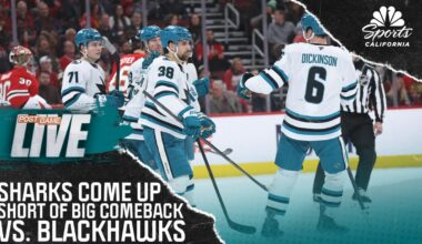 Blackhawks’ second-period goal dooms Sharks in road loss – NBC Sports Bay Area & California