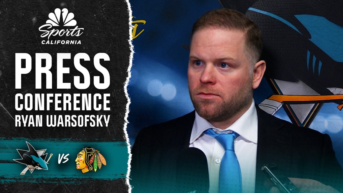 Ryan Warsofsky disappointed by Sharks’ start vs. Blackhawks – NBC Sports Bay Area & California
