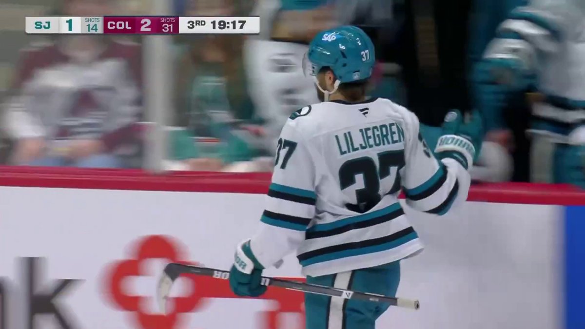 Sharks’ Timothy Liljegren scores first goal of NHL season – NBC Sports Bay Area & California