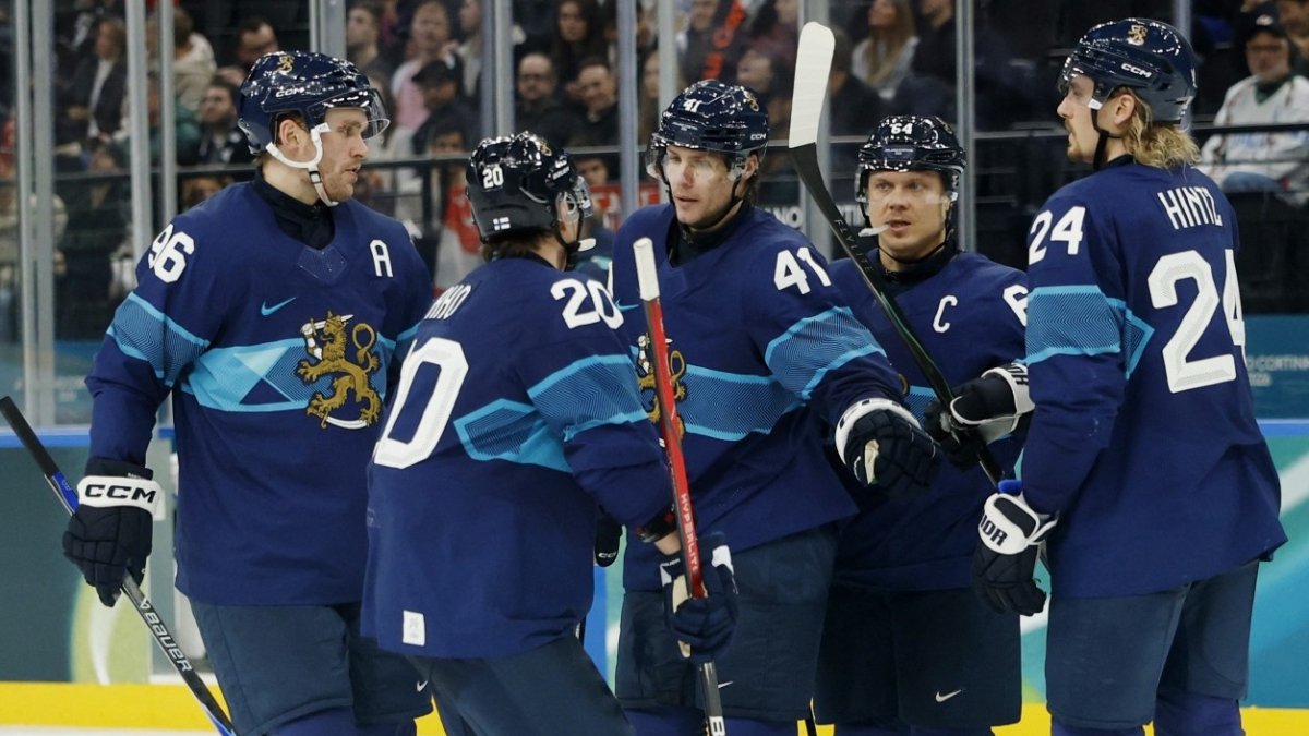 Watch Stars’ Miro Heiskanen score Olympic goal for Finland – NBC 5 Dallas-Fort Worth