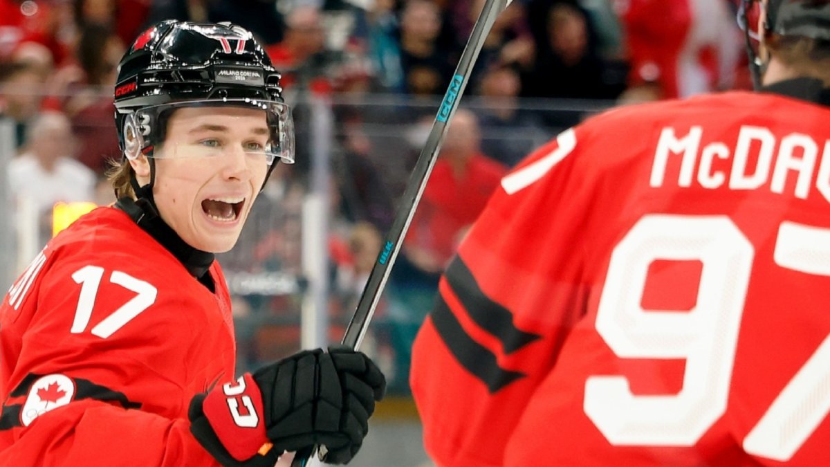 How Macklin Celebrini made history for Canada at the Olympics – NBC Bay Area