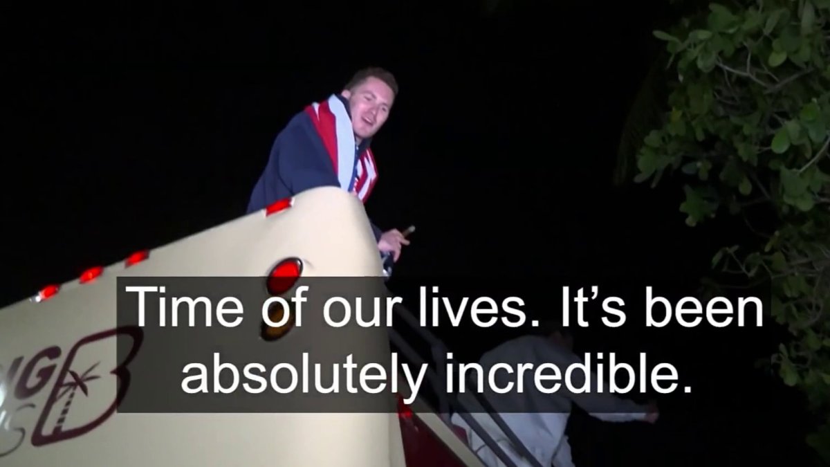 U.S. men’s hockey celebrates Olympic gold with night out in Miami – NBC 6 South Florida