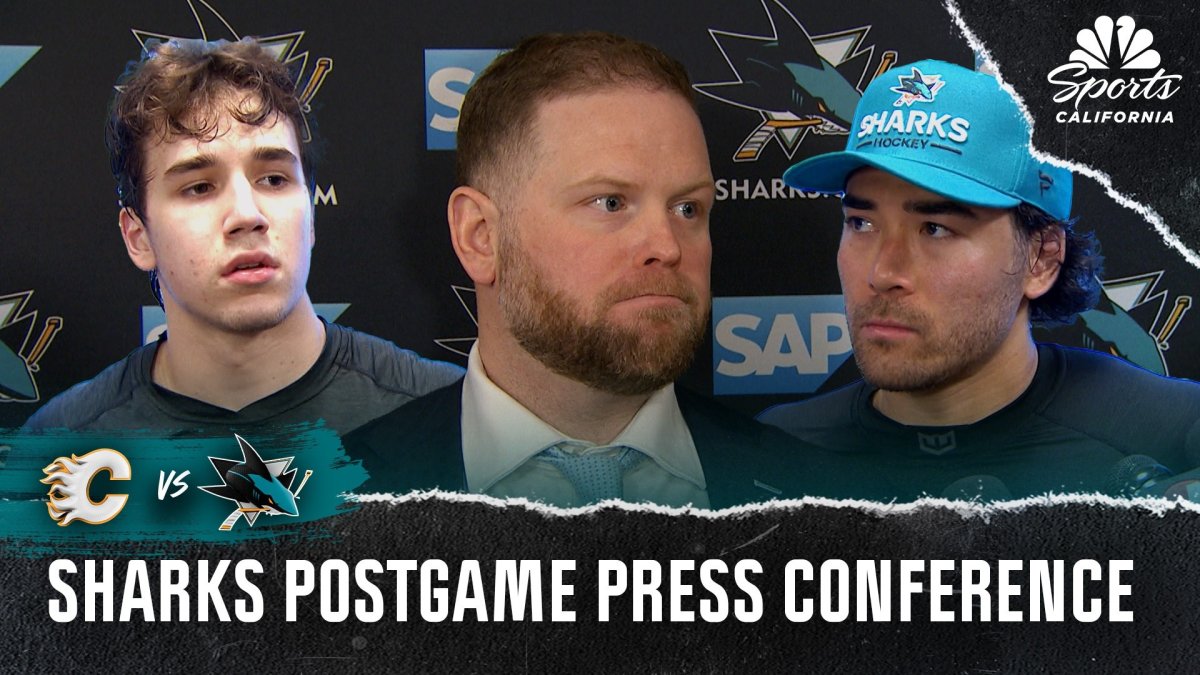 Ryan Warsofsky, Sharks players analyze rough loss to Flames – NBC Sports Bay Area & California