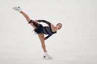 Amber Glenn competes during the women's free skating competition at the U.S. Figure Skating...