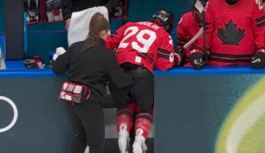 Team Canada appears to suffer a catastrophic injury today against Czechia