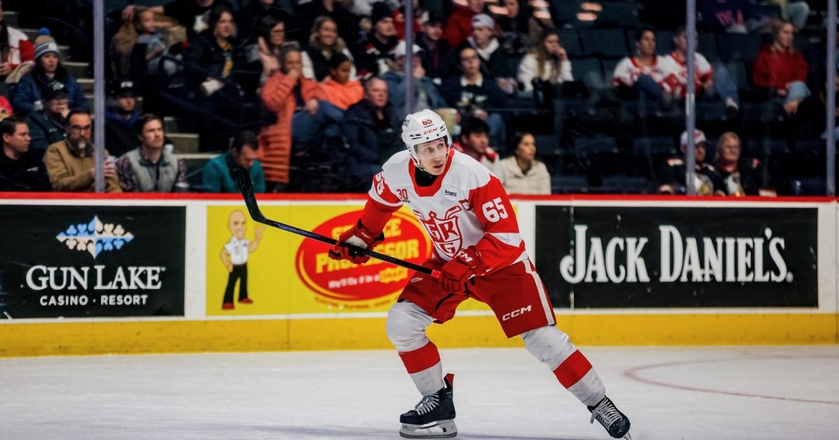 Grand Rapids Griffins | Detroit Recalls Dominik Shine