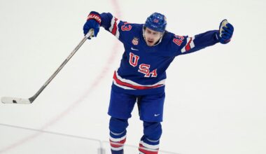 Quinn Hughes’ overtime winner lifts U.S. past Sweden, into Olympic semifinals