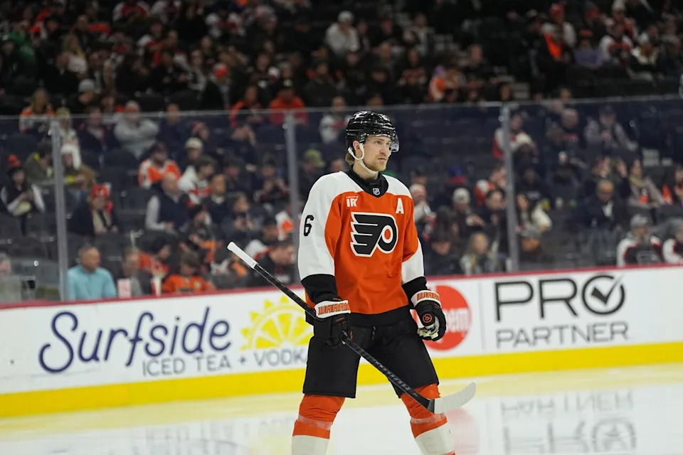 Travis Sanheim, who was born and raised in Elkhorn, Man., plays for the NHL's Philadelphia Flyers. 