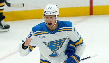 St. Louis Blues trading F Nick Bjugstad to Devils ahead of roster freeze