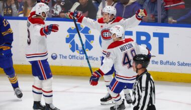 Caufield scores twice as Canadiens beat Sabres 4-2