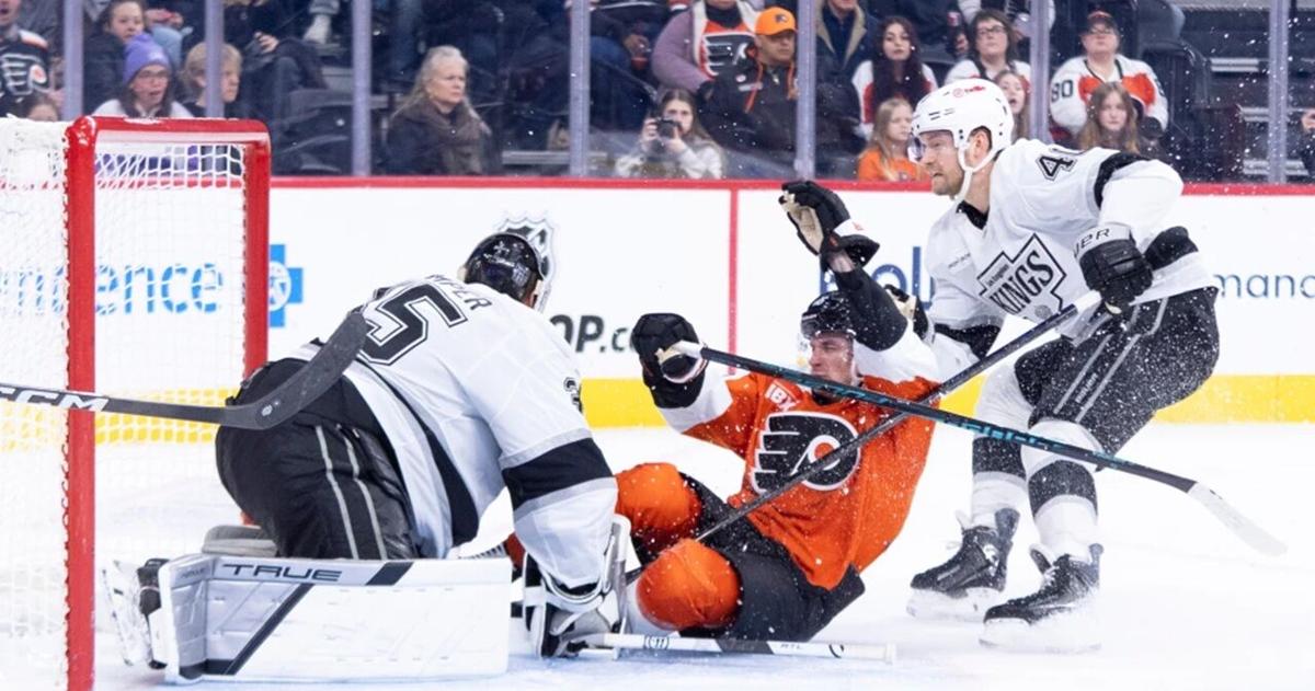 Slumping Flyers lose overtime contest to Los Angeles Kings | Sports