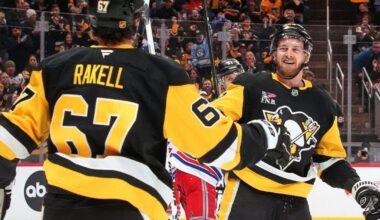 Surging Penguins win sixth straight, edge Rangers 6-5