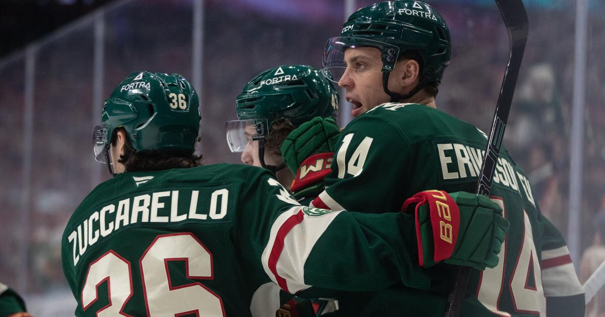Wild beat Oilers 7-3, Hughes sets franchise record |