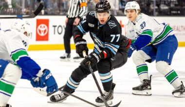 Nick Schmaltz has hat trick in 5-point game, Mammoth beat Canucks 6-2 | Sports