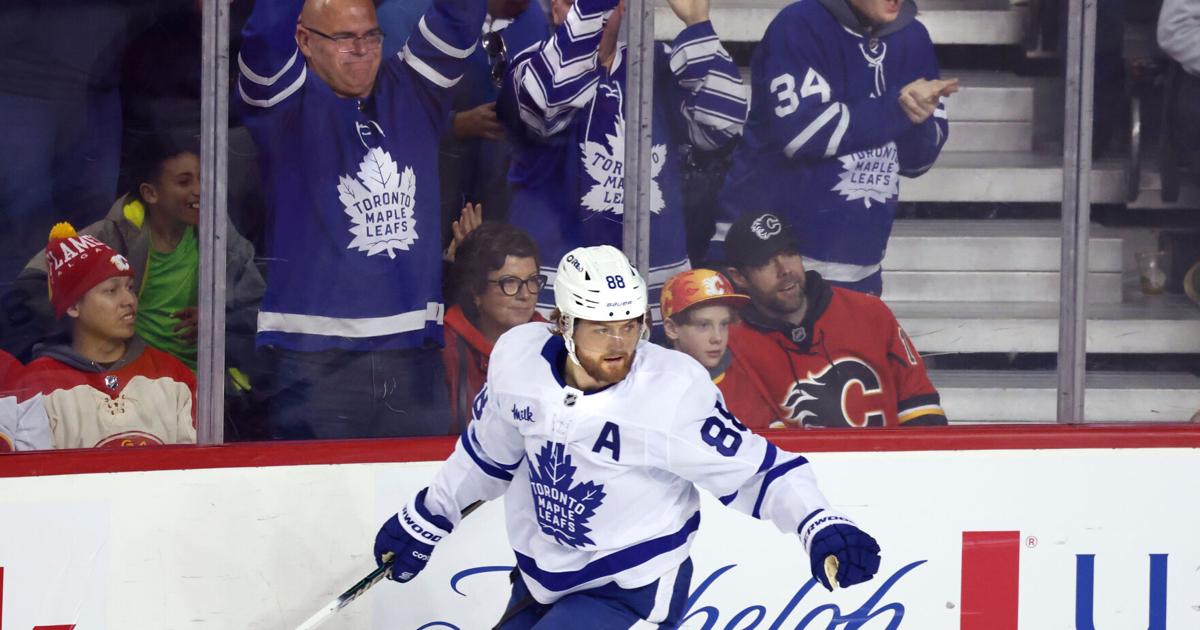 Nylander leads the Maple Leafs to a 4-2 win over the Flames | National Sports