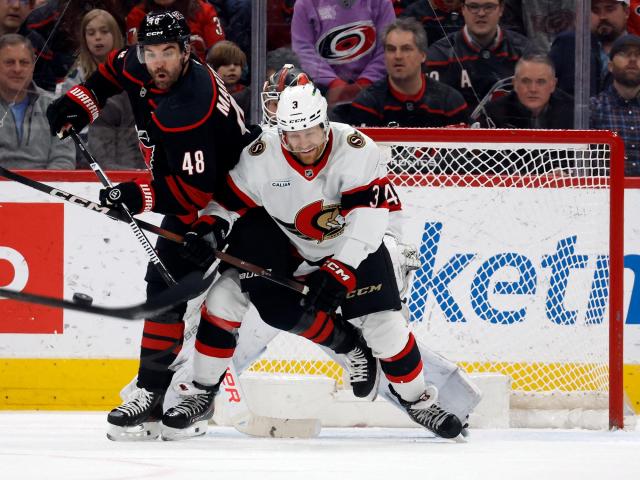 Staal's goal pushes Hurricanes past Senators 4-3 in final home game before Olympic break :: WRALSportsFan.com