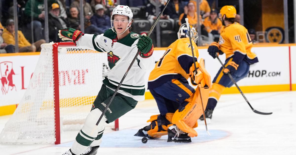 Boldy nets early hat trick and Spurgeon scores in OT as Wild beat Predators 6-5 | Sports