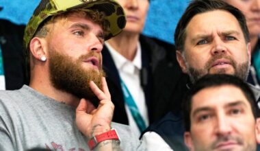 JD Vance and Jake Paul watch U.S. women's hockey team together at the Winter Olympics | National Sports