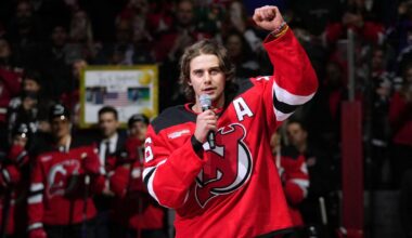 Olympic star Jack Hughes returns to NHL, jokes about his missing teeth as Devils resume playoff push | National Sports