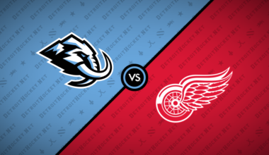 Mammoth vs. Red Wings, 2/4/2026 – DetroitHockey.Net