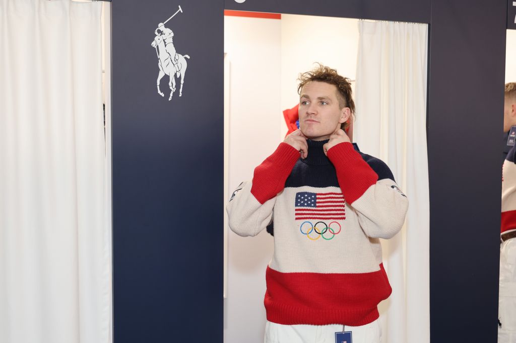 U.S. Olympian Matthew Tkachuk attends the Team USA Welcome Experience at the 2026 Milan-Cortina Olympics on February 08, 2026 in Milan, Italy. (Photo by Joe Scarnici/Getty Images)