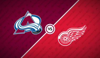 Avalanche vs. Red Wings, 2/2/2026 – DetroitHockey.Net