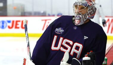 Connor Hellebuyck to start Team USA’s opening game vs. Latvia