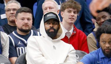 Mavericks’ Kyrie Irving teases White House meet-up, injury update in social media flurry