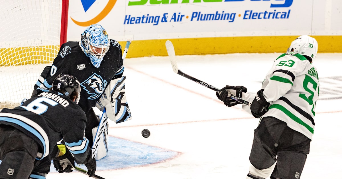 Stars beat Mammoth as Wyatt Johnston ties Mike Modano’s power play goals record