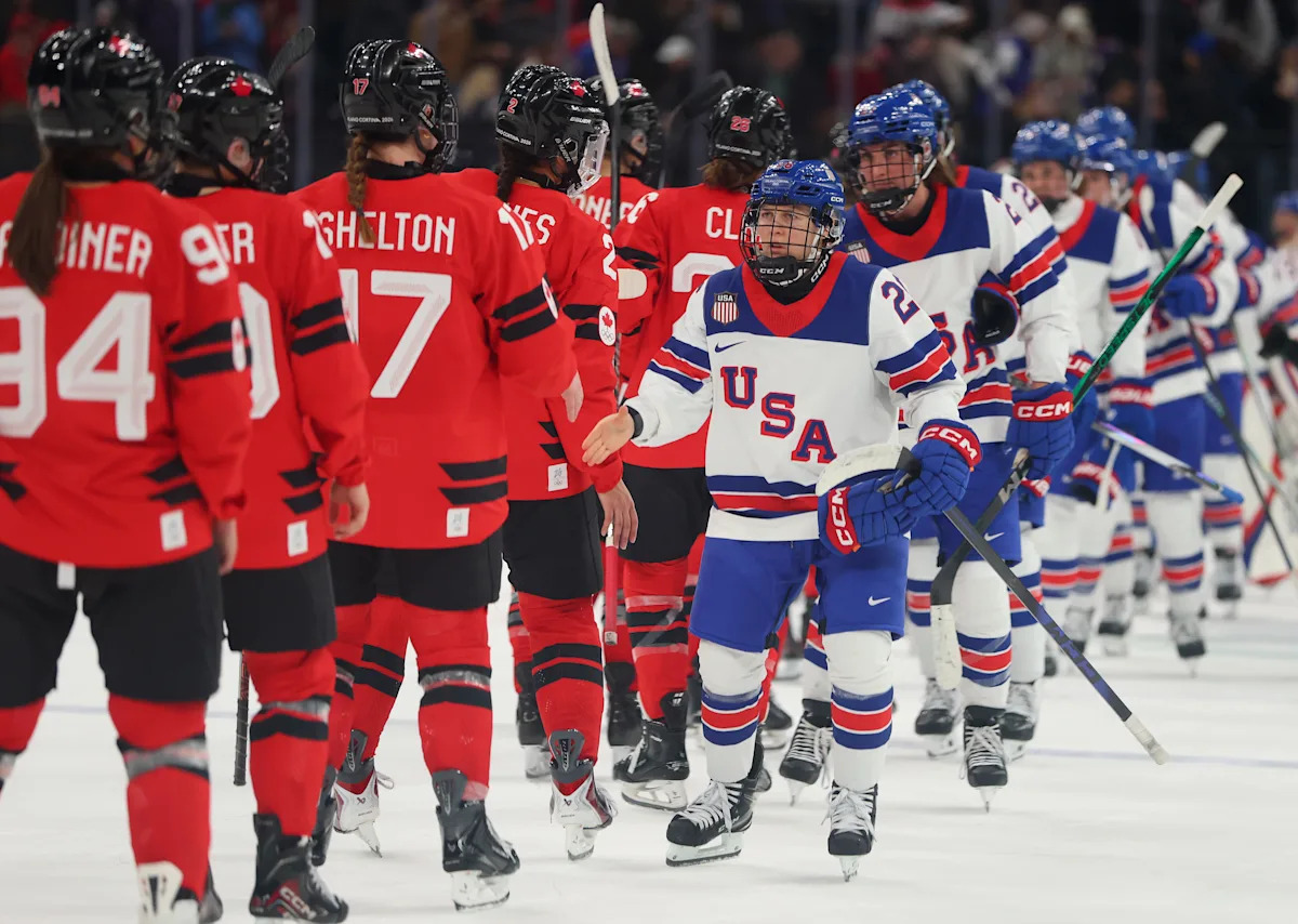 Fans react to Team USA's historic stomping of Team Canada's women's hockey squad: 'What happened to elbows up?'