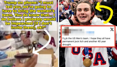 The Whole Internet — Including Gavin Newsom — Is Talking About The US Men's Hockey Team's Disgusting Response To A Joke About The Gold Medal-Winning Women's Hockey Team