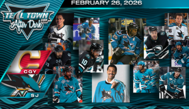 Slow & Sloppy Sharks Lose to Flames 4-1 in Olympic Break Return - 2/26/2026 - Teal Town After Dark (Postgame)