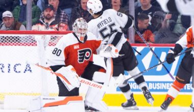 Flyers fight back for point in OT loss to Kings