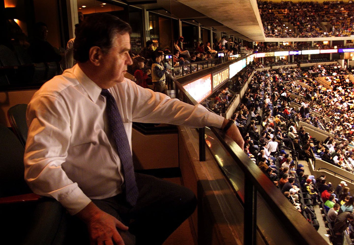 Harry Sinden was a fixture with the Bruins as coach, general manager, and president.