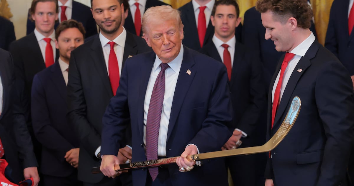 Manic Trump, 79, Turbocharges His Unhinged Hockey Warnings to Canada