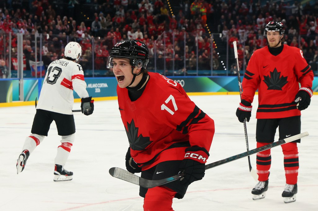Macklin Celebrini, Connor McDavid, Nathan MacKinnon united in Canada's win