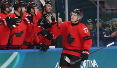 Macklin Celebrini makes Olympic history as Canada tops France in Milan