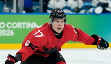 Macklin Celebrini, Canada chase Olympic gold in game vs. Team USA