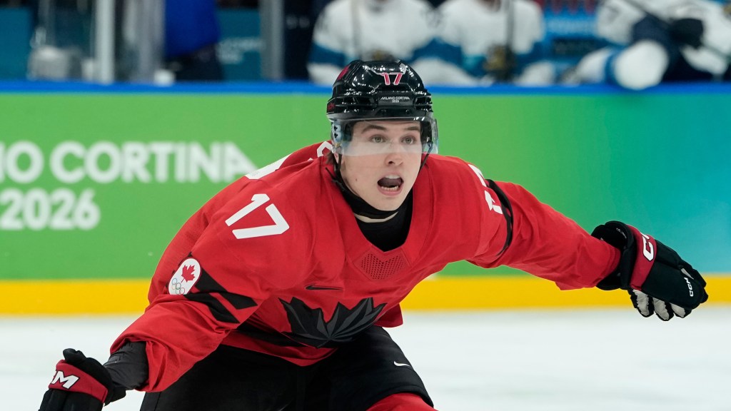 Macklin Celebrini, Canada chase Olympic gold in game vs. Team USA