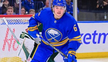 Sabres’ Zach Benson leaves win over Panthers with injury